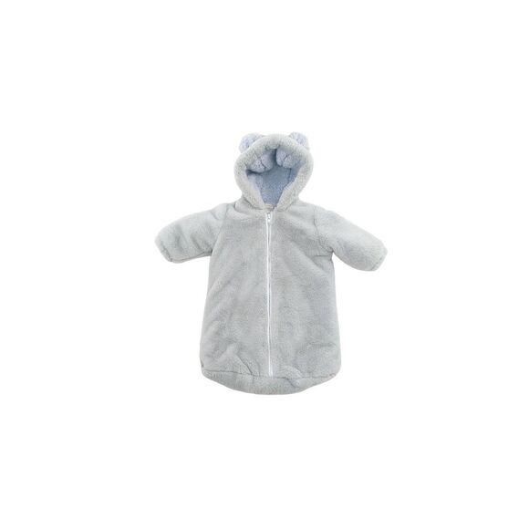 Mon Lapin Baby's Hooded Plush Baby Bunting Snowsuit Light Blue Size 0-6 Months - Picture 1 of 10